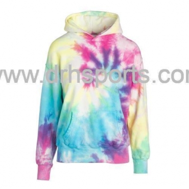 Neon Green Tie Dye Hoodie Manufacturers, Wholesale Suppliers in USA